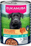 Eukanuba konservid t&auml;iskasvanud koertele kalkuni ja porgandiga, 400 g