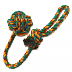 Dog Fantasy Rope Ball Tugger k&ouml;is-m&auml;nguasi palliga ja sangaga koertele, 55 cm