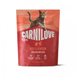 Carnilove Active Cat Beef & Venison Sterilised teralis&ouml;&ouml;dud kassidele veise- ja ulukilihaga, steriliseeritud, 400 g