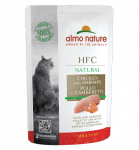 Almo Nature HFC Natural Kana krevettidega m&auml;rgtoit t&auml;iskasvanud kassidele, 55 g