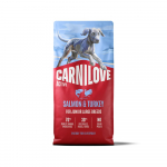 Carnilove Active Dog Salmon & Turkey Junior Large Breeds kuivtoit noortele suurte t&otilde;ugude koertele, 12 kg