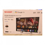 SALE OUT. Sharp 50HR7265E 50" (126cm) QLED 144Hz 4K Ultra HD Google TV, Dolby Vision, Dolby Atmos, Central Stand | SALE OUT. Sharp 50HR7265E | 50 | Smart TV | Google TV | Black | DAMAGED PACKAGING, SCRATCHED ON THE SCREEN | 50HR7265ESO | 2000001403846