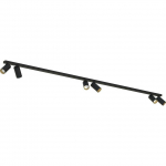 Lampa sufitowa Nowodvorski 6-punktowa lampa reflektorowa Mono 7770 metalowa do salonu czarna | 65658-uniw | 5903139777094