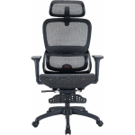 Krzesło biurowe Sihoo Ergonomiczne krzesło biurowe B100 Mesh Black z podn&oacute;żkiem (B100-B101-JT) | B100-B101-JT | 4820216981513