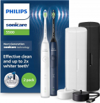 Szczoteczka Philips Sonicare 5500 HX7119/01 2 szt. Biała/Granatowa | HX7119/01 | 8720689021708