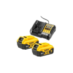 DeWalt DCB1104P2-QW Set charger DCB1104 + 2 batteries DCB184 18 V 5 Ah | DCB1104P2-QW | 5035048790045