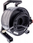 InLine &reg; Bęben kablowy sieciowy Outdoor, Cat.6A PUR RJ45, 50m, czarny | 4043718331703 | 4043718331703