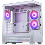 PHANTEKS XT View Matrix PC-Geh&auml;use, Midi-Tower, E-ATX, Tempered Glass, Matrix LED - wei&szlig; | GEPH-210 | 0886523304098