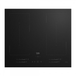 BEKO Hob | HII64720QUF2T | Induction | Number of burners/cooking zones 4 | Touch | Timer | Black | HII64720QUF2T | 8690842549601