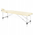 Activeshop Balance składany st&oacute;ł do masażu aluminiowy 2-segmentowy cream | 5906717468612 | 5906717468612