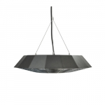TunaBone | Electric Ceiling Infrared Patio Heater | TB2068C-01 | Patio heater | 2000 W | Number of power levels 1 | Suitable for rooms up to 20 m&sup2; | Black | IP45 | TB2068C-01 | 4770070882351