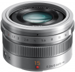 Panasonic Leica DG Summilux 15mm f/1.7 ASPH objektiiv, h&otilde;bedane | H-X015E-S | 5025232794171