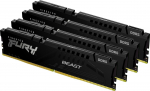 Kingston Technology FURY Beast 128GB 5600MT/s DDR5 CL40 DIMM (Kit of 4) Black XMP | KF556C40BBK4-128 | 0740617335194
