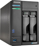Asustor LOCKERSTOR 2 Gen2 (AS6702T) NAS Desktop Intel&reg; Celeron&reg; N5105 4 GB DDR4 0 TB ADM Black | AS6702T | 3665691417918