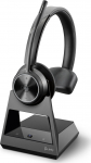 Słuchawki Poly Savi 7310 - Savi 7300 series - Headset - On-Ear - DECT - bezprzewodowy - USB-A przez DECT-Adapter - czarny - Certyfikowany dla Microsoft Teams, UC-certifikowany | 8L575AA#ABB | 197497838114