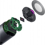 Kamera internetowa Dell UltraSharp WB7022 USB Czarny (UltraSharp Webcam) | UltraSharp Webcam | 5715063800744