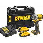 Klucz udarowy Dewalt 1/2'' 18V 406Nm 2x2,0Ah TSTAK pierścień DCF921D2T (DCF921D2T-QW) | DCF921D2T-QW | 5035048743867
