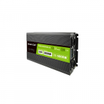 Green Cell Przetwornica napicia PowerInverter LCD 24 V 3000W/60000W Przetwornica samochodowa z wywietlaczem - czysty sinus power adapter/inverter Auto Black | INVGC24P3000LCD | 5904326374577