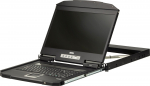 Konsola KVM Aten ATEN CL3700NW DE Kr&oacute;tka głębokość pojedyncza szyna 18,5''-LCD konsola (USB HDMI) układ DE | 60703A | 4710469344176