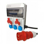 Doktorvolt Rozdzielnica budowlana JUN-S/FI 1x 32A 1x 16A 3x230V z kablem IP44 0287 | 5905191010287 | 5905191010287