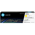 Toner HP 222X - Wysoka wydajność - Ż&oacute;łty - original - LaserJet - Wkład laserowy (W2222X) - do Color LaserJet Pro MFP 3302fdn, MFP 3303fdw | W2222X | 195161016394
