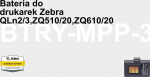 Zebra KIT ACC QLN2/3,ZQ510/20,ZQ610/20 SPARE SMART BATTERY | BTRY-MPP-34MA1-01 | 8596375039414
