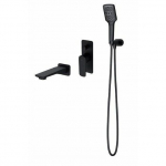 Cersanit SET B734 Zestaw wannowy podtynkowy LARGA czarny (S952-044) | S952-044 | 5901771079026