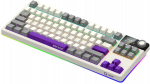 Lorgar KBP70TKLW, Pro bezdr&ocirc;tov&aacute; mechanick&aacute; hern&aacute; kl&aacute;vesnica, 2.4 GHz/ BT 5.0, Displej, multim. tlač., US layout, b&eacute;žov&aacute; | LRG-KBP70TKLW-RT-US | 5291485017835