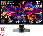 MSI MPG 322URXDE QD-OLED, 31,5 Zoll Gaming Monitor, 240 Hz, QD OLED, Adaptive Sync | TFMS-059 | 4711377264433