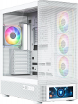 PC case Volcano AQ500 ARGB MIDI WHITE | MC-A-AQ500-4FA-W | 5903560983118