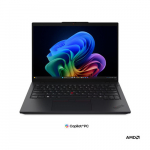 Lenovo ThinkPad L14 G7 AMD | Black | 14 " | IPS | WUXGA | 1920 x 1200 pixels | Anti-glare | AMD Ryzen AI 5 | 430 | 16 GB | SODIMM DDR5 | Solid-state drive capacity 512 GB | AMD Radeon 840M Graphics | Windows 11 Pro | 802.11be | Bluetooth version 5.4  ...