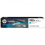 Tusz HP Oryginalny błękitny wkład atramentowy o zwiększonej pojemności 982X PageWide (T0B27A) | T0B27A | 0190781050094