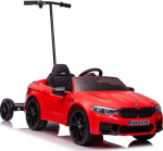 Lean Cars Auto Na Akumulator BMW M5 Z Platformą Dla Rodzica Czerwone Lakierowane | 9587 | 5904204755795