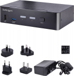 Przełącznik StarTech KVM 2 Port USB-C KVM Switch | SV231DPUCA | 0065030872201