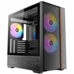 Obudowa Antec FLUX REAR Czarny (0-761345-10241-4) | 0-761345-10241-4 | 0761345102414