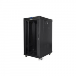 RACK installation cabinet solution 19 22U 800X800 black LCD glass door (FLAT PACK) | FF01-8822-12BL | 5901969433906