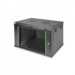 Digitus Wall Mounting Cabinets Dynamic Basic Series | DN-19 07-U-EC-SW | 38.9 x 60 x 45 cm | Black | DN-19 07-U-EC-SW | 4016032257783