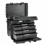 Explorer Cases 5140 Trolley Black with Empty Drawers | 250781 | 8024482180076