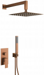 Zestaw prysznicowy KFA 5139-501-34 / KFA / LOGON /  ZESTAW NATRYSKOWY PODTYNKOWY Z BATERIĄ 3 FUNKCYJNĄ, PVD BRUSHED ROSE GOLD / | 5907571512794 | 5907571512794