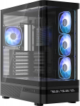 PC case Volcano AQ200 ARGB MIDI BLACK | MC-A-AQ200-4FA-B | 5903560982944