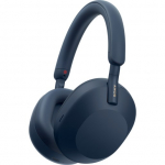 Sony WH-1000XM5 Bluetooth Wireless Over-Ear Headphones, BT 5.0, TWS, Noise Cancelling, Blue EU | SONY-WH1000XM5-BLU | 4548736134294