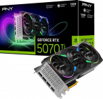 Graphics card GeForce RTX5070Ti OC 3F ARGB 16GB 256-bit 896G/s | VCG5070T16TFXXPB1-O | 4718006457310