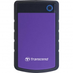 Dysk zewnętrzny HDD Transcend 25H3P 2TB Czarno-fioletowy (TS2TSJ25H3P) | TS2TSJ25H3P | 760557827009
