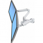Ergotron Uchwyt biurkowy na 2 monitory do 27'' LX Dual (45-491-216) | 45-491-216 | 00698833058406