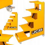 JCB Stojak regał ekspozycyjny mobilny 1350x1000x400mm 5 p&oacute;łek do 300kg | JCB-PST2320 | 5906692112548