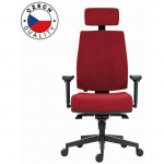 Krzesło biurowe Powerton Ergonomiczny fotel biurowy Jana, Czerwony | 8590825628227 | 8590825628227