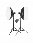Zestaw studyjny GlareOne Antares 600 Basic Kit - zestaw oświetlenia studyjnego | SANTARES600KITB | 5903175627827