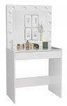 Topeshop Z.MARINA LUSTRO BIEL bedroom vanity/vanity set | M-MP-ZT-MRA-T+ 2S+L-BIA | 5904507207144