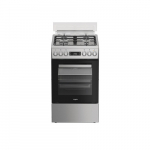 Whirlpool Cooker | W5G8LMX | Hob type Gas | Oven type Electric | Stainless Steel | Width 50 cm | Depth 60 cm | 60 L | 859991715400 | 8003437063756