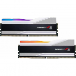 G.Skill Trident Z5 RGB, DDR5-7600, CL36, Intel XMP 3.0 - 32 GB Dual-Kit, silber | MEGS-287 | 4713294230300